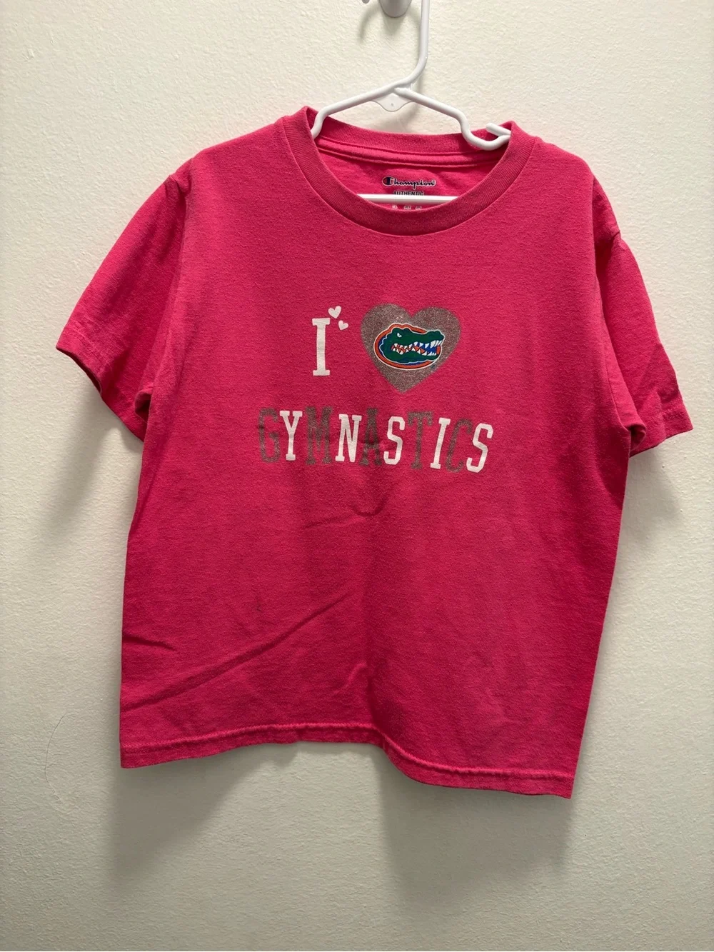Champion Girls' Hot Pink 'I ♥ Gymnastics' Graphic Tee